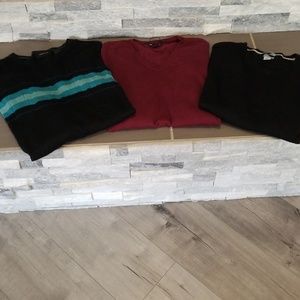 Claiborne, Gap and DKNY long sleeve sweaters